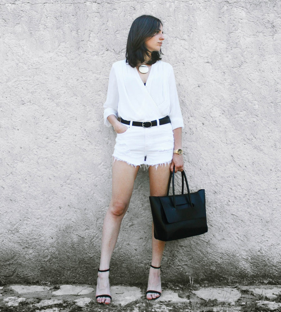 ALL WHITE SUMMER OUTFIT by @ariadibari