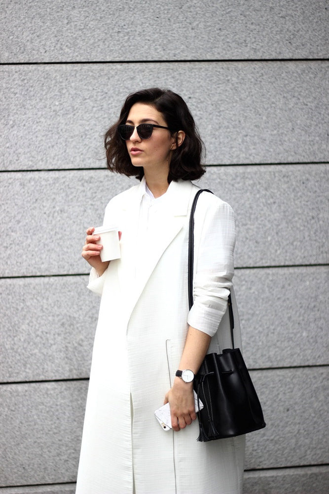 OUTFIT: ALL-WHITE AND BACK TO SHORTER HAIR by @anaiseleni