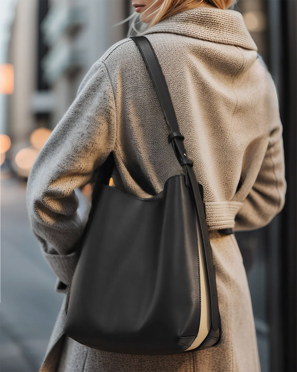 Crest Bucket Bag Kite Brown unitude Chic SquareShaped Bucket Unitude