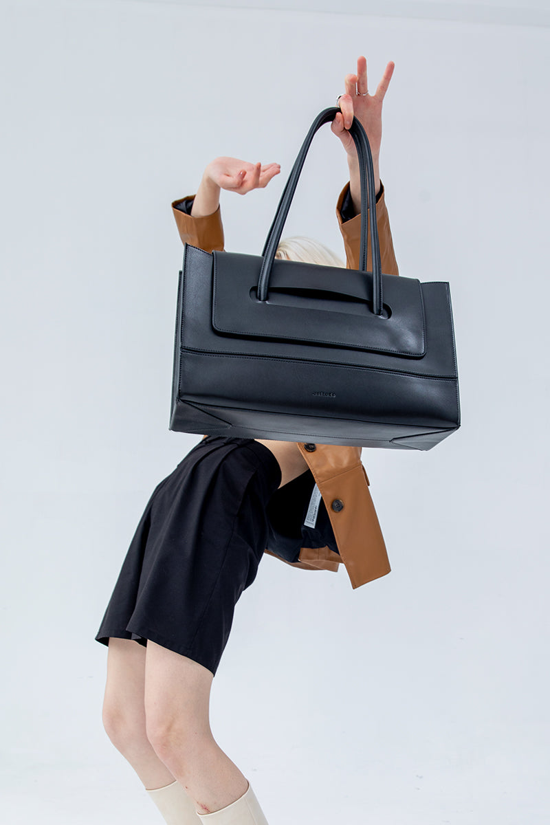 Baguette Shoulder Bag - Grey  Unitude Leather Bags for Women