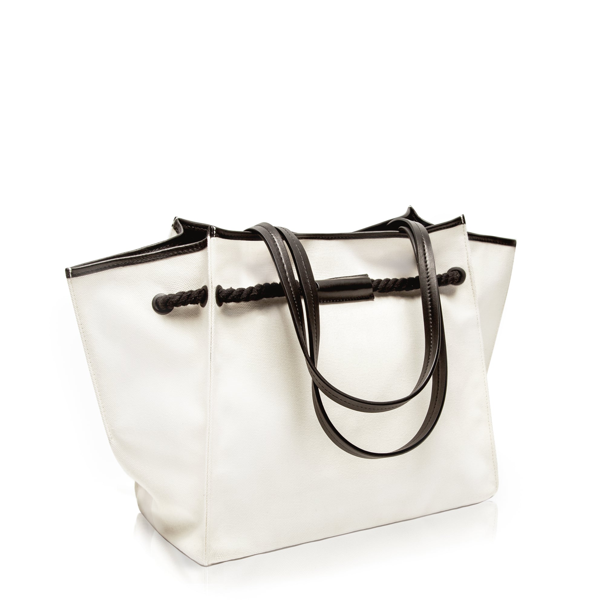 Knot Canvas Tote Bag - Off-White